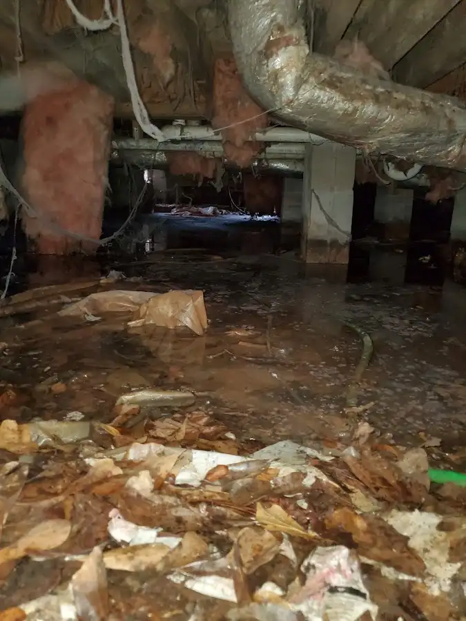 Crawl space flood assessment for Commercial Water Damage Restoration in Newnan